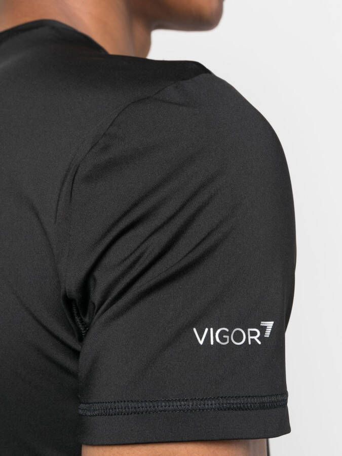 Ea7 Emporio Armani T-shirt met logoprint Zwart
