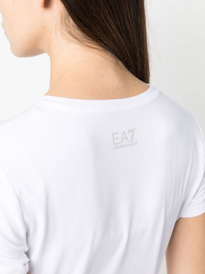 Ea7 Emporio Armani T-shirt met print Wit