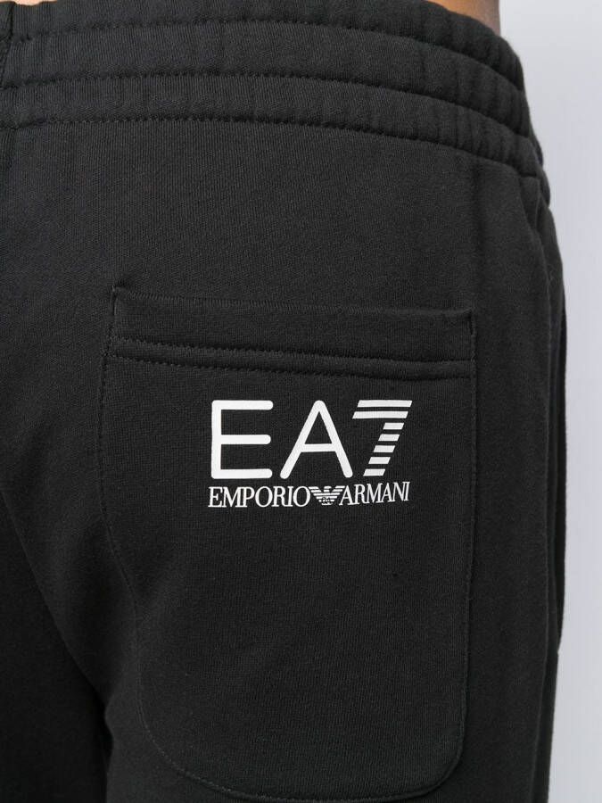 Ea7 Emporio Armani Trainingsbroek met logoprint Zwart
