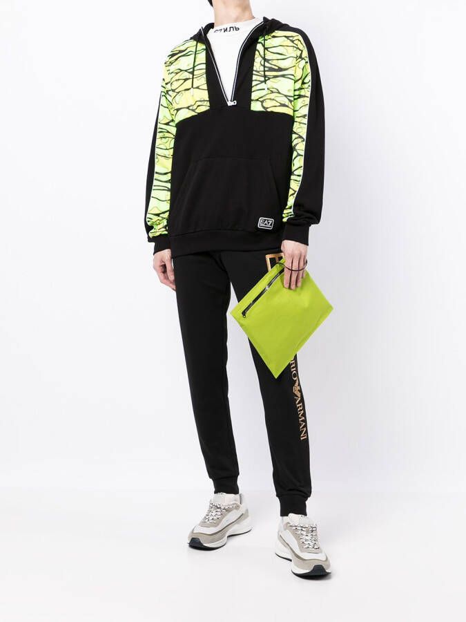 Ea7 Emporio Armani Trainingsbroek met logoprint Zwart