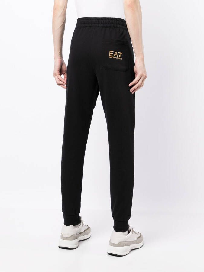 Ea7 Emporio Armani Trainingsbroek met logoprint Zwart