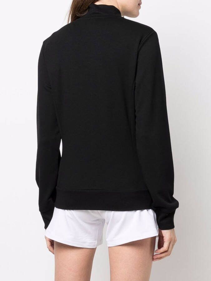 Ea7 Emporio Armani Trainingsjack met logo van studs Zwart