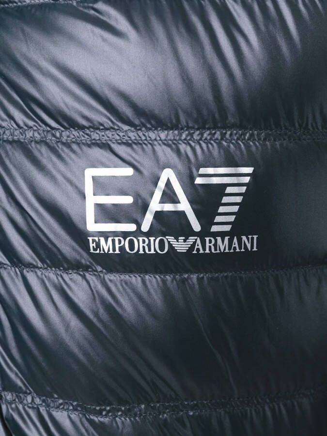 Ea7 Emporio Armani zip up jacket Zwart