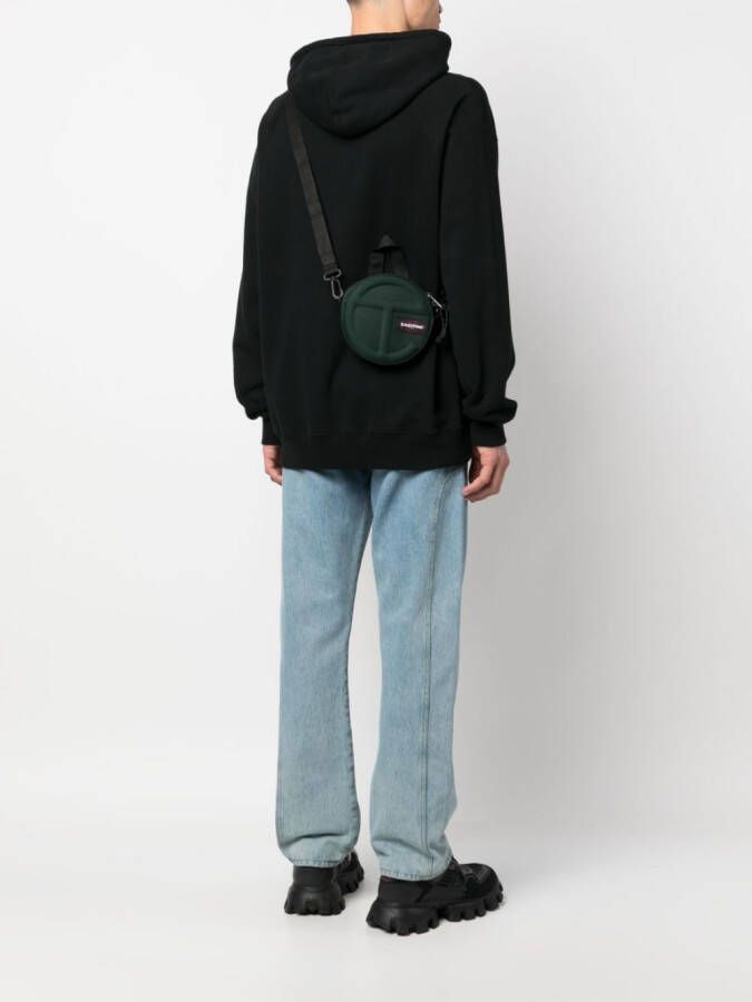 Eastpak x Telfar schoudertas met logo-reliëf Groen