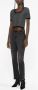 Eckhaus Latta Cropped T-shirt Grijs - Thumbnail 2