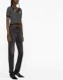 Eckhaus Latta Cropped T-shirt Grijs - Thumbnail 4