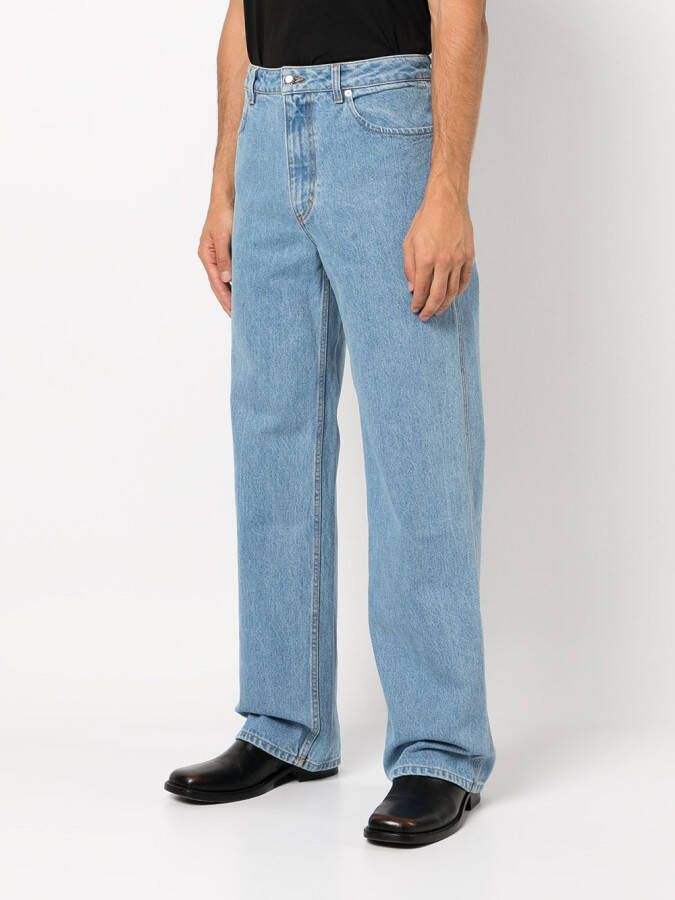 Eckhaus Latta Jeans met wijde pijpen Blauw