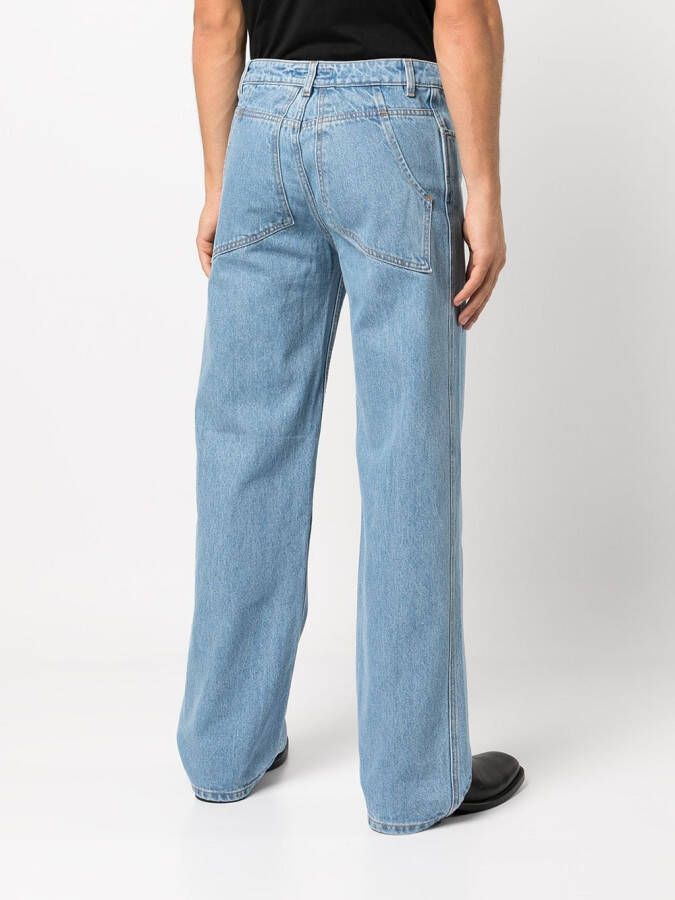 Eckhaus Latta Jeans met wijde pijpen Blauw