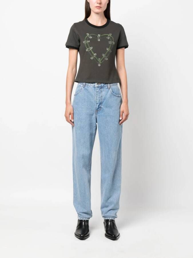Eckhaus Latta Straight jeans Blauw