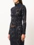 Eckhaus Latta Top met col Blauw - Thumbnail 3