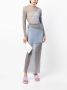 Eckhaus Latta Watercolor top met lange mouwen Blauw - Thumbnail 3