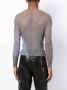 Eckhaus Latta Watercolor top met lange mouwen Blauw - Thumbnail 5