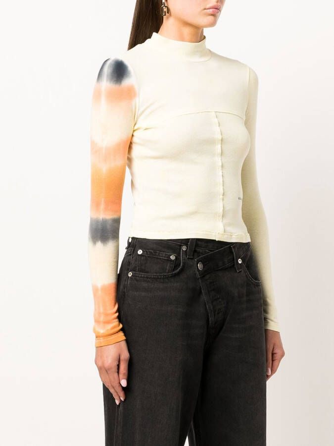 Eckhaus Latta Top met lange mouwen Geel