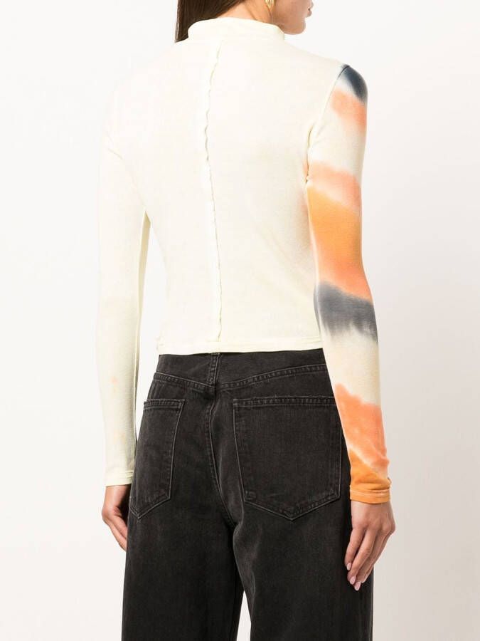 Eckhaus Latta Top met lange mouwen Geel