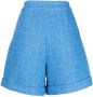 Edward Achour Paris Shorts met wijde pijpen Blauw - Thumbnail 2