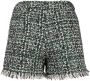 Edward Achour Paris Tweed shorts Groen - Thumbnail 2