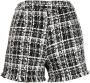 Edward Achour Paris Tweed shorts Zwart - Thumbnail 2
