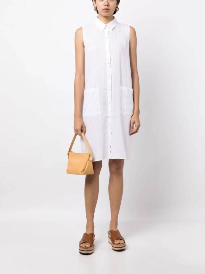 Eileen Fisher Mouwloze blousejurk Wit