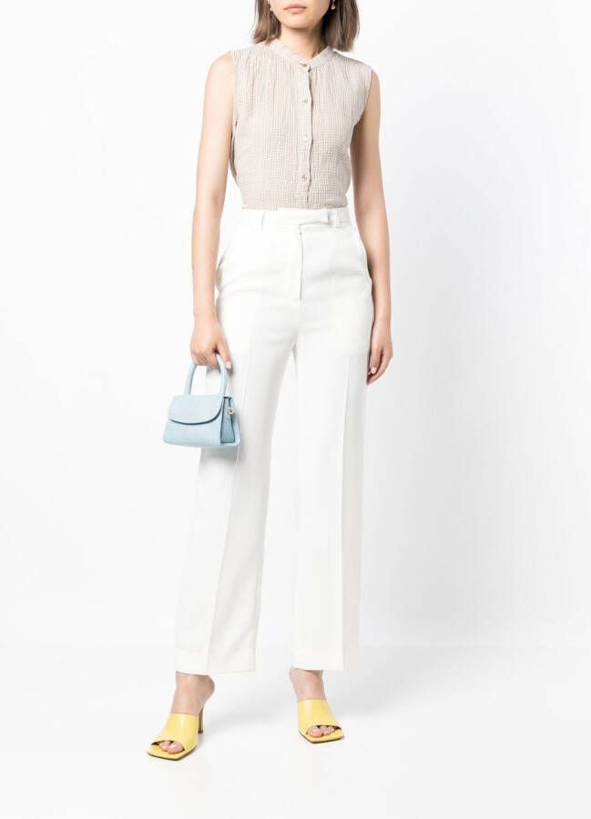 Eileen Fisher Mouwloze blouse Bruin