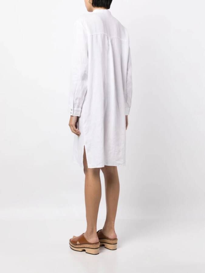 Eileen Fisher Blousejurk met lange mouwen Wit