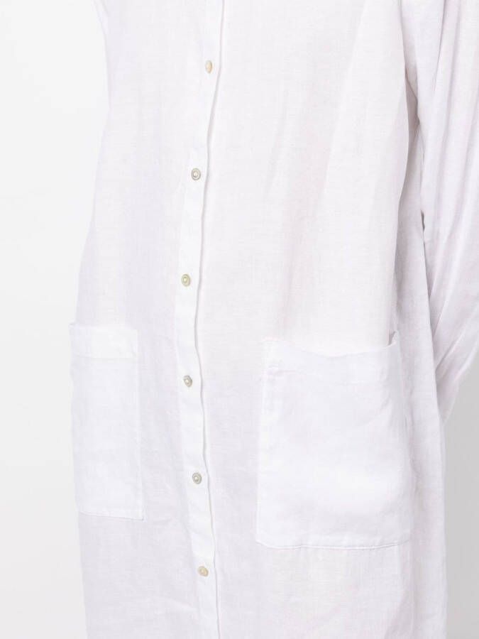 Eileen Fisher Blousejurk met lange mouwen Wit