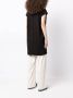 Eileen Fisher Mini-jurk met korte mouwen en V-hals Zwart - Thumbnail 4