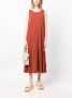 Eileen Fisher sleeveless lyocell midi dress Rood - Thumbnail 2