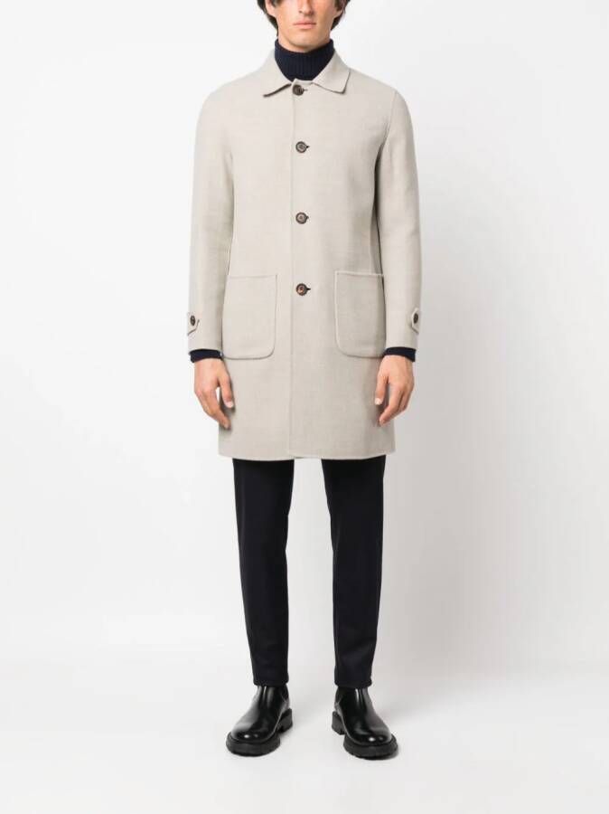 Eleventy Button-down jas Beige