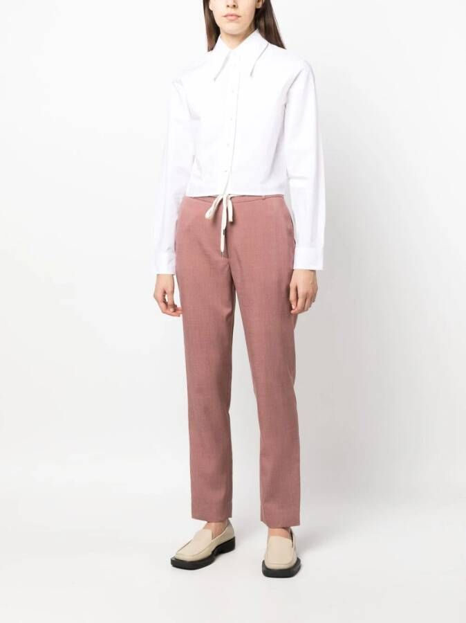 Eleventy Chambray broek Roze