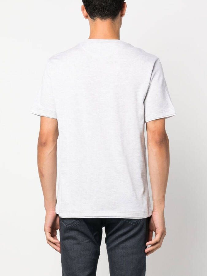 Eleventy Gelaagd T-shirt Grijs