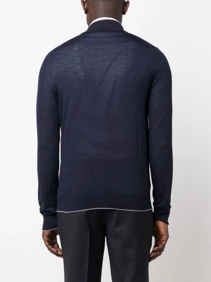 Eleventy Lichtgewicht sweater Blauw