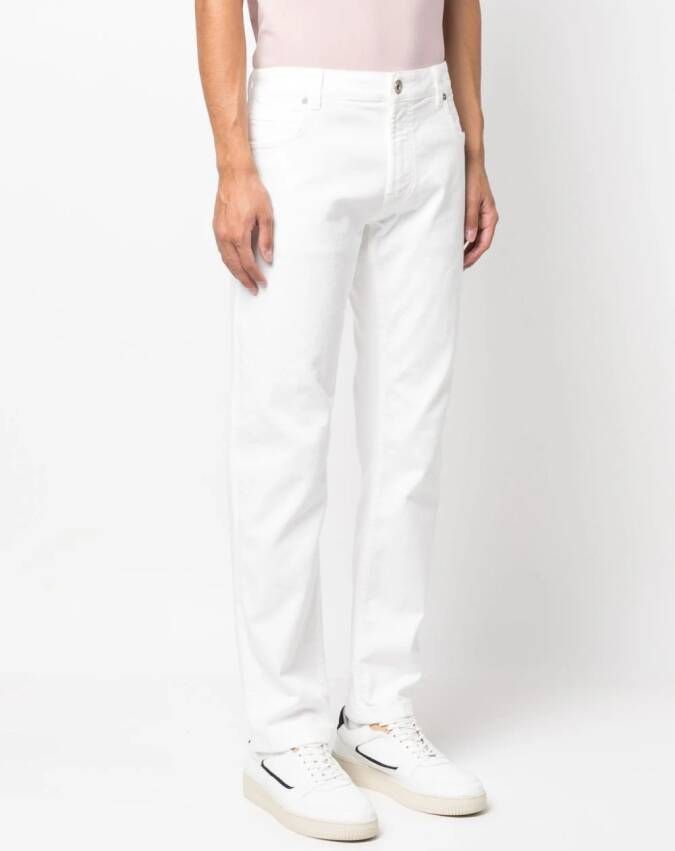Eleventy Jeans met toelopende pijpen Wit