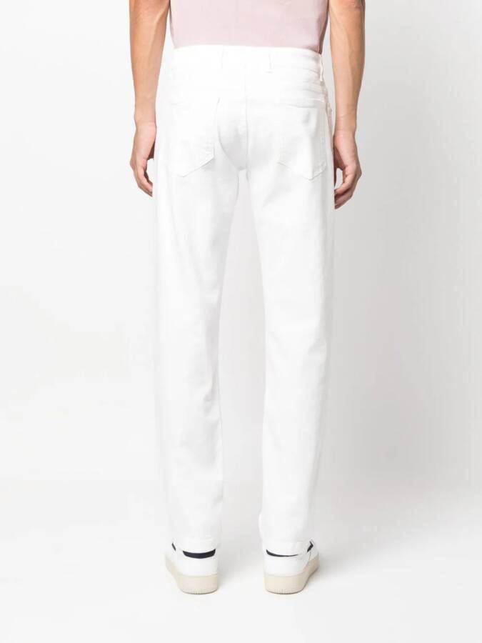 Eleventy Jeans met toelopende pijpen Wit