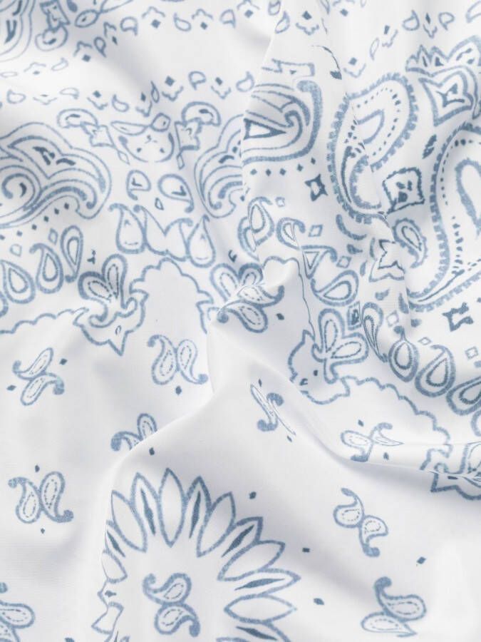 Eleventy Zwembroek met paisley-print Wit