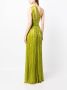 Elie Saab Asymmetrische avondjurk Groen - Thumbnail 4