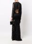 Elie Saab Avondjurk verfraaid met kralen Zwart - Thumbnail 2
