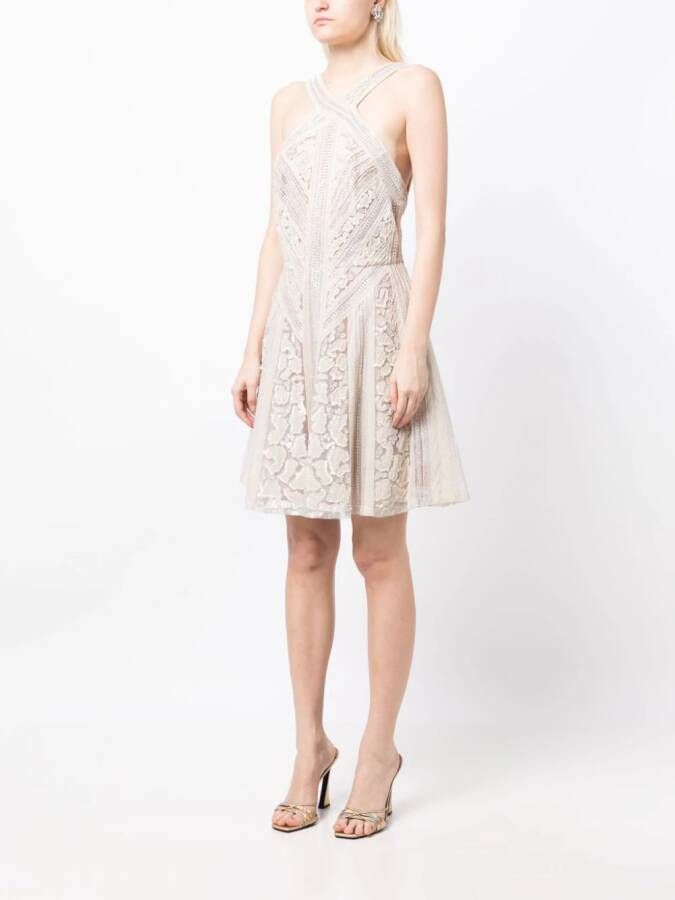 Elie Saab Jurk verfraaid met kralen Wit
