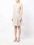 Elie Saab Jurk verfraaid met kralen Wit - Thumbnail 3