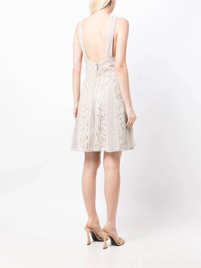Elie Saab Jurk verfraaid met kralen Wit