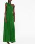 Elie Saab Asymmetrische jurk Groen - Thumbnail 3