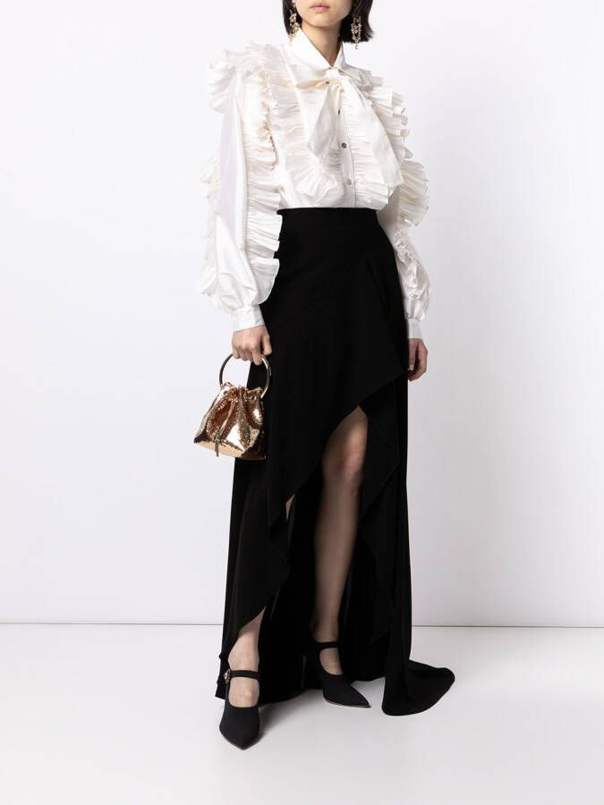 Elie Saab High waist rok Zwart