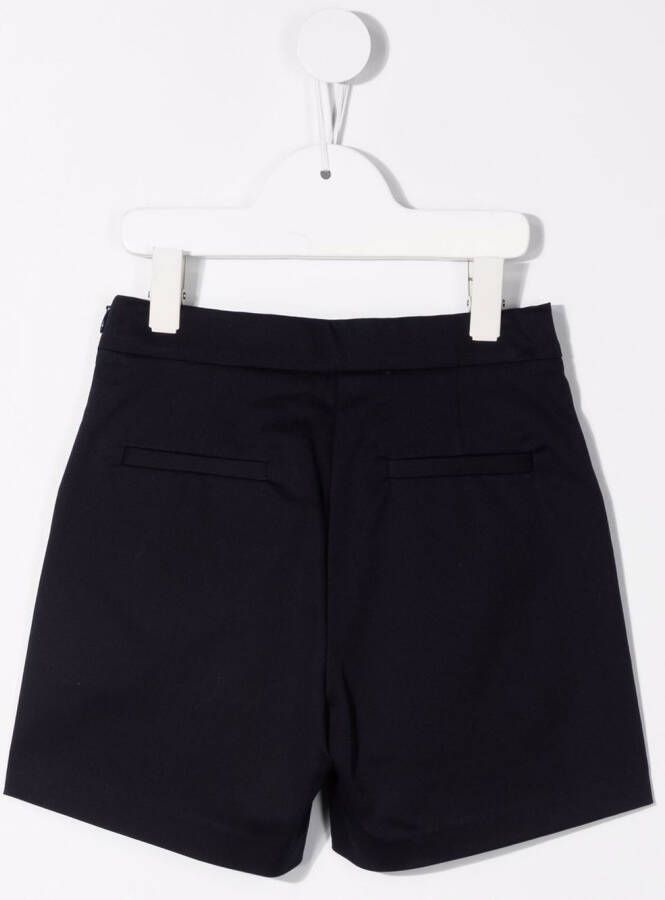 ELIE SAAB JUNIOR Gestreepte shorts Blauw