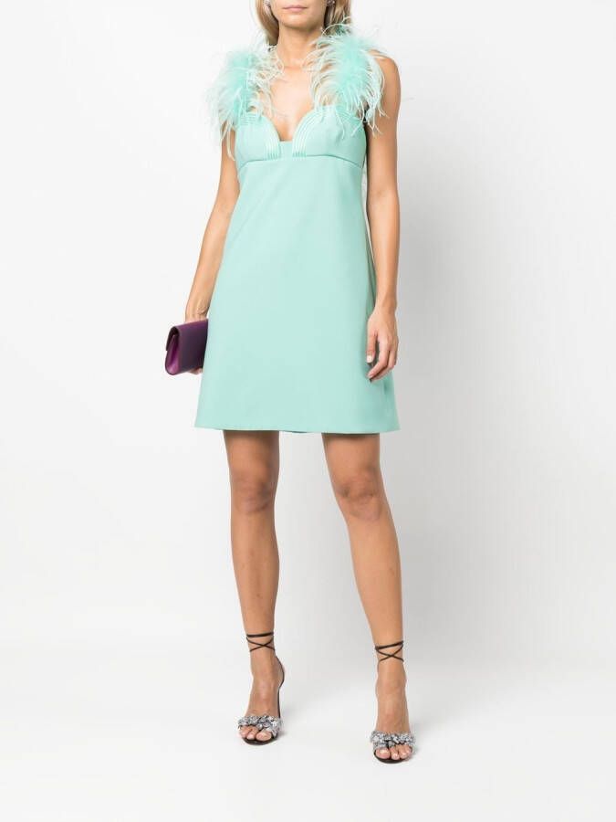Elie Saab Jurk met sweetheart hals Groen