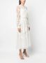 Elie Saab Mini-jurk met geborduurde kralen Wit - Thumbnail 3