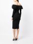 Elie Saab Off-shoulder mini-jurk Zwart - Thumbnail 4