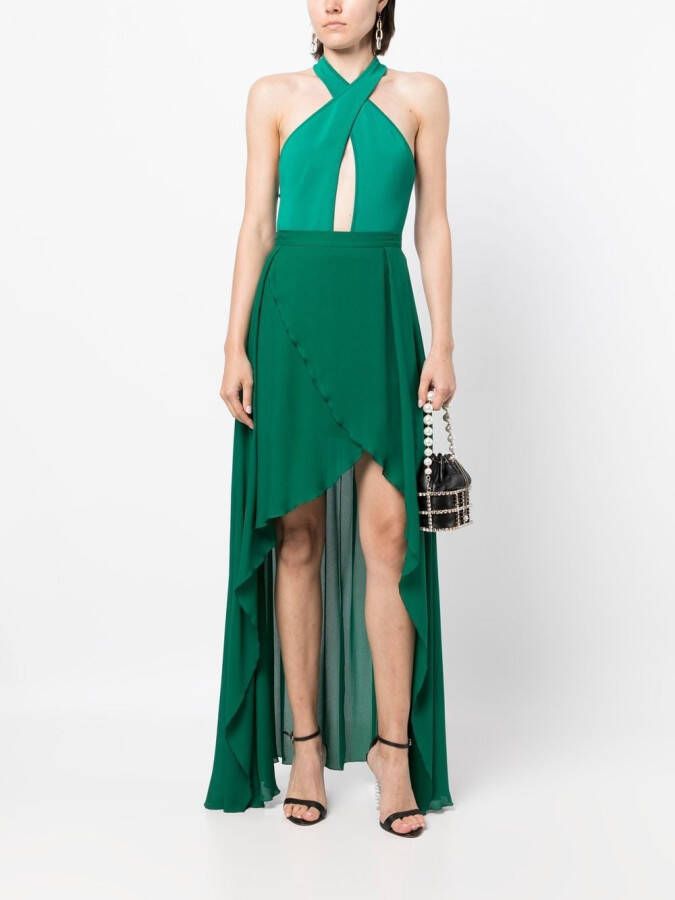 Elie Saab Rok met print Groen