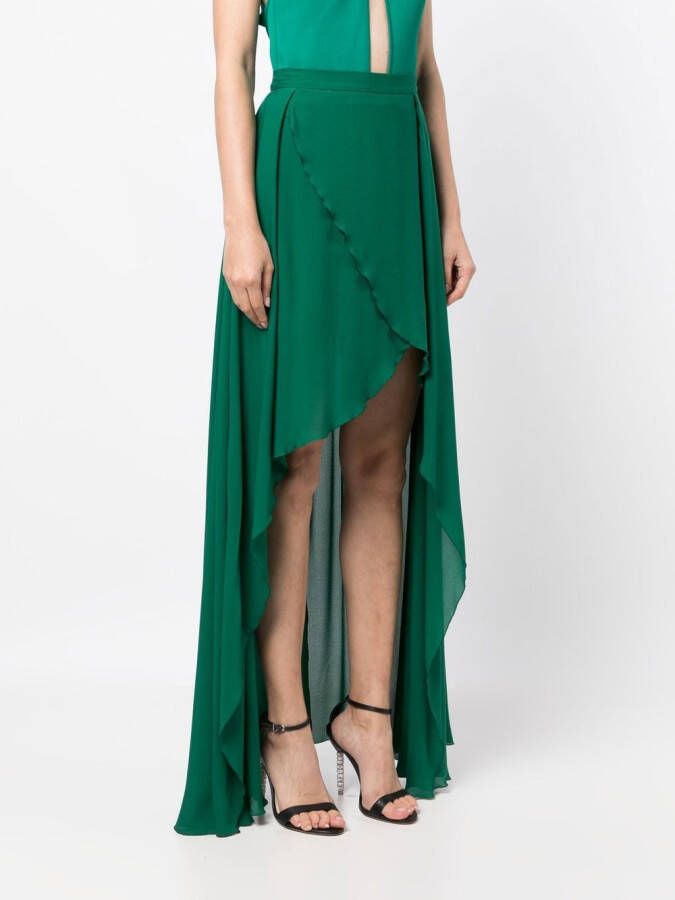 Elie Saab Rok met print Groen