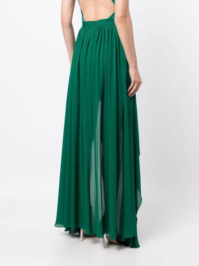 Elie Saab Rok met print Groen