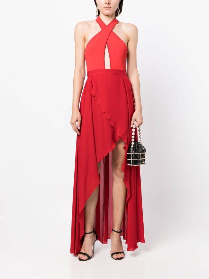 Elie Saab Rok met print Rood