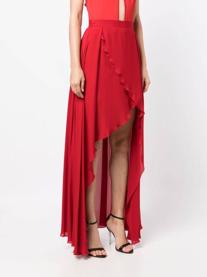 Elie Saab Rok met print Rood